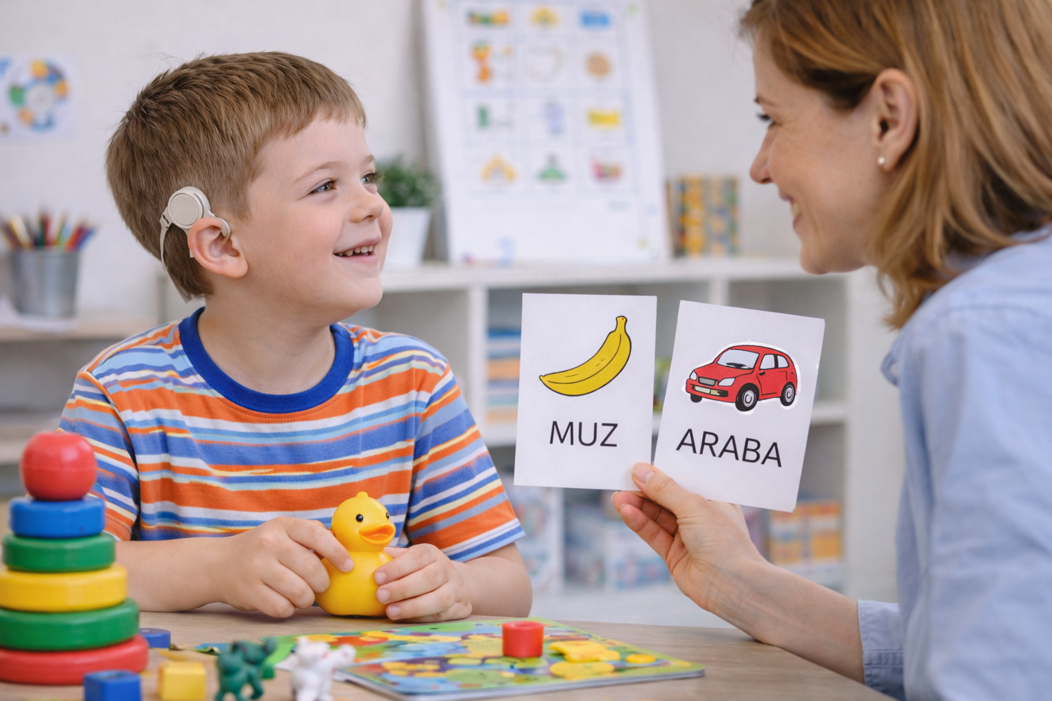 İşitme Kaybına Bağlı Konuşma ve Dil Sorunları (Koklear İmplant)